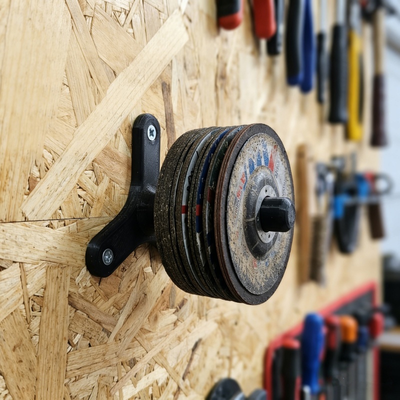 Workshop Tools Rack - 1 szt. Uchwyt ścienny na szlifierkę