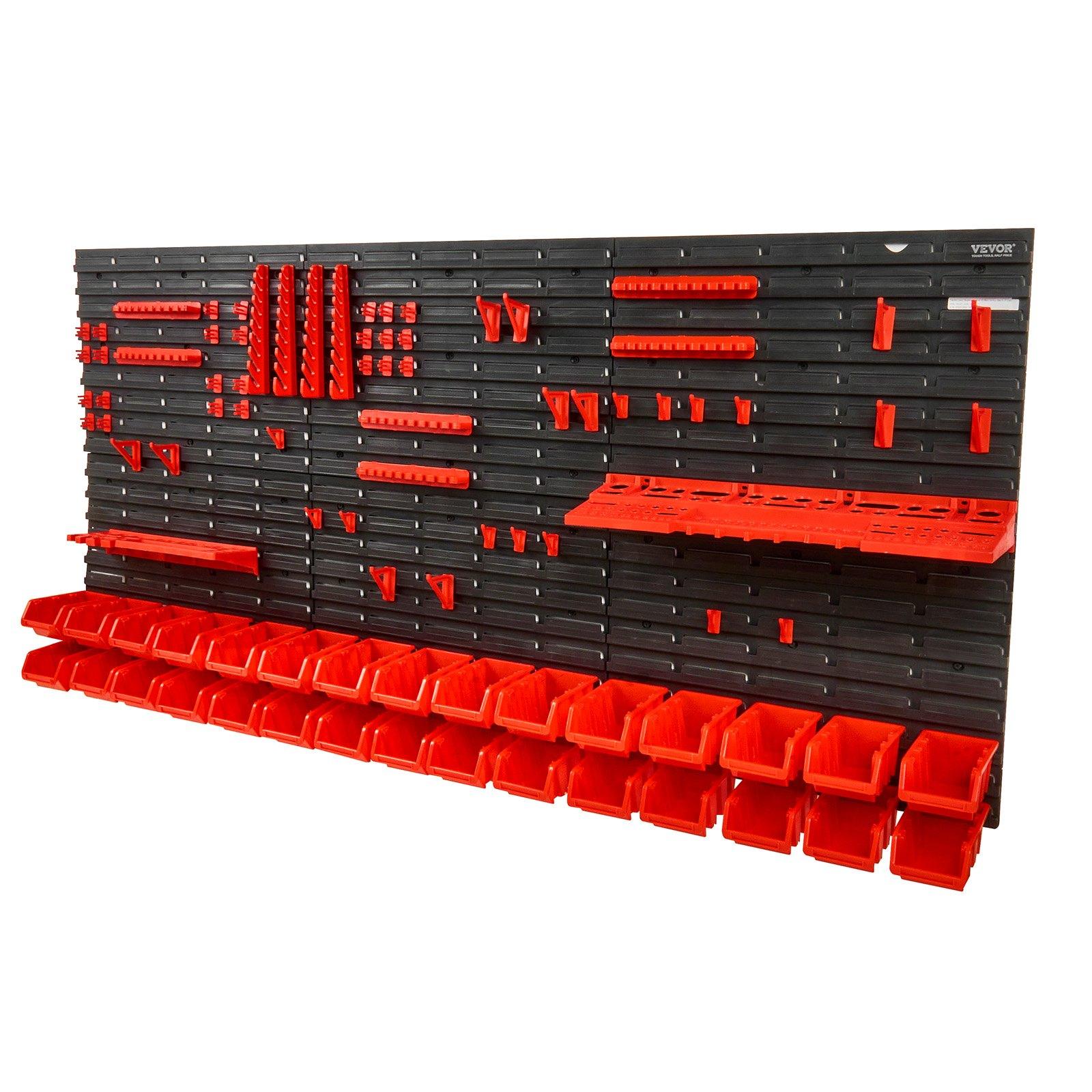 Workshop Tools Rack - Półka ścienna z 30 przegródkami na