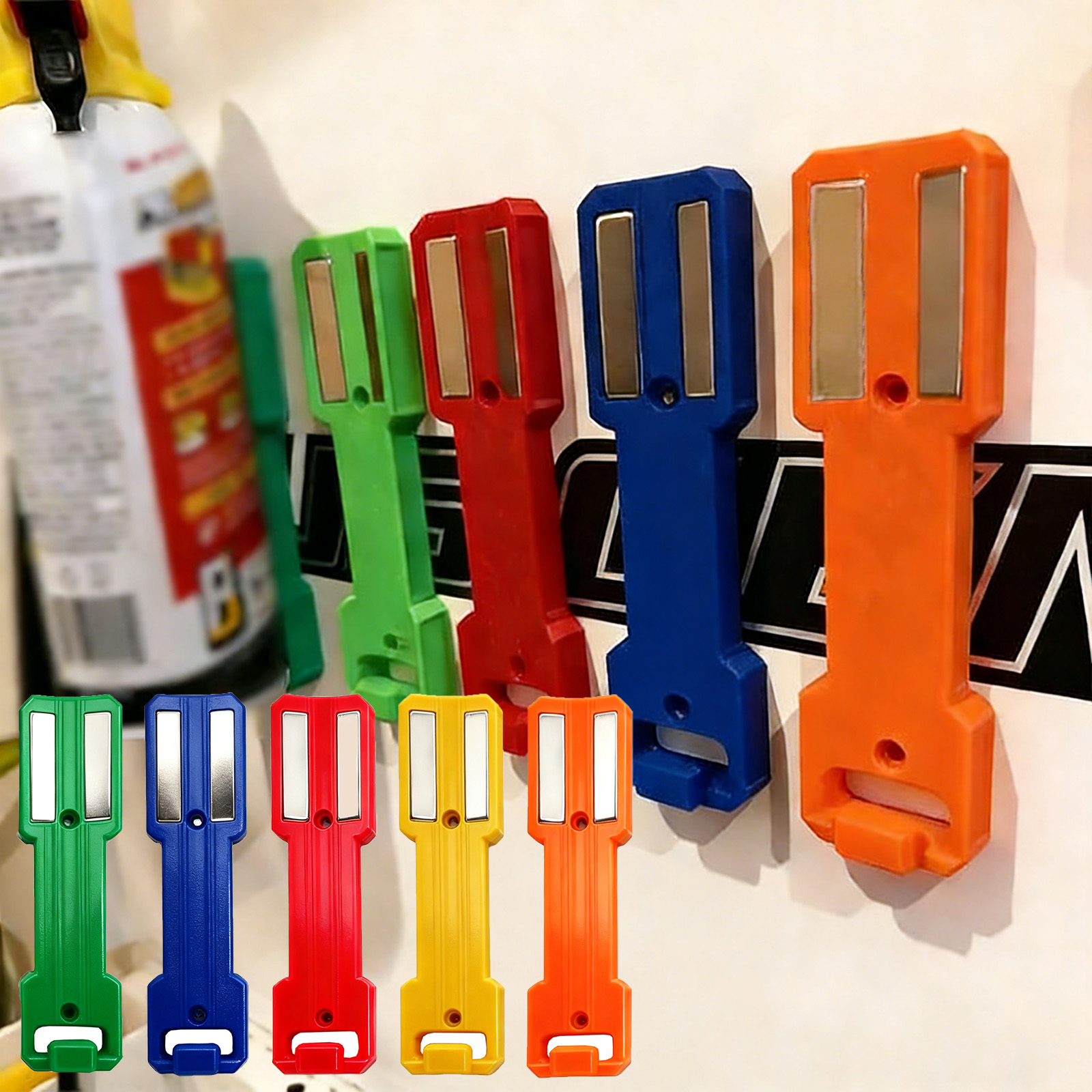 Workshop Tools Rack - Magnetyczny uchwyt na puszki z sprayem