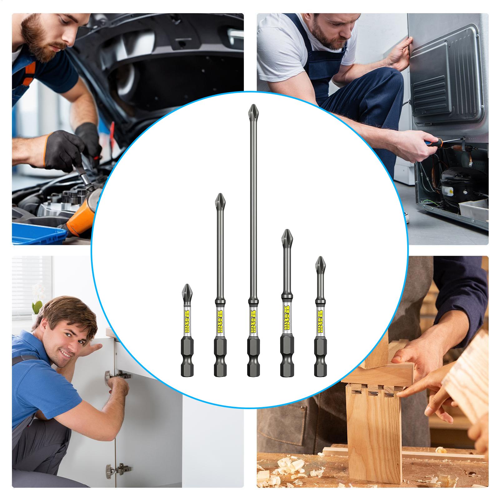 Zestaw bitów do wkrętarki 5-cz – Tools For Garage recenzja i cena