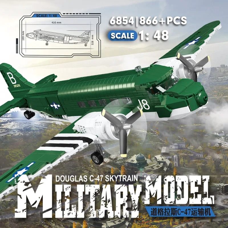 WW2 US Military Transport Airc – Hand Plane Block recenzja i cena