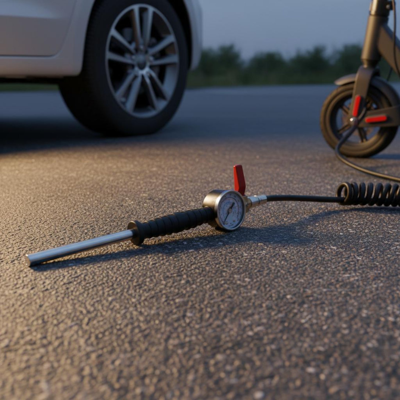 Szybki wąż do pompowania opon, – Tools For Garage recenzja i cena