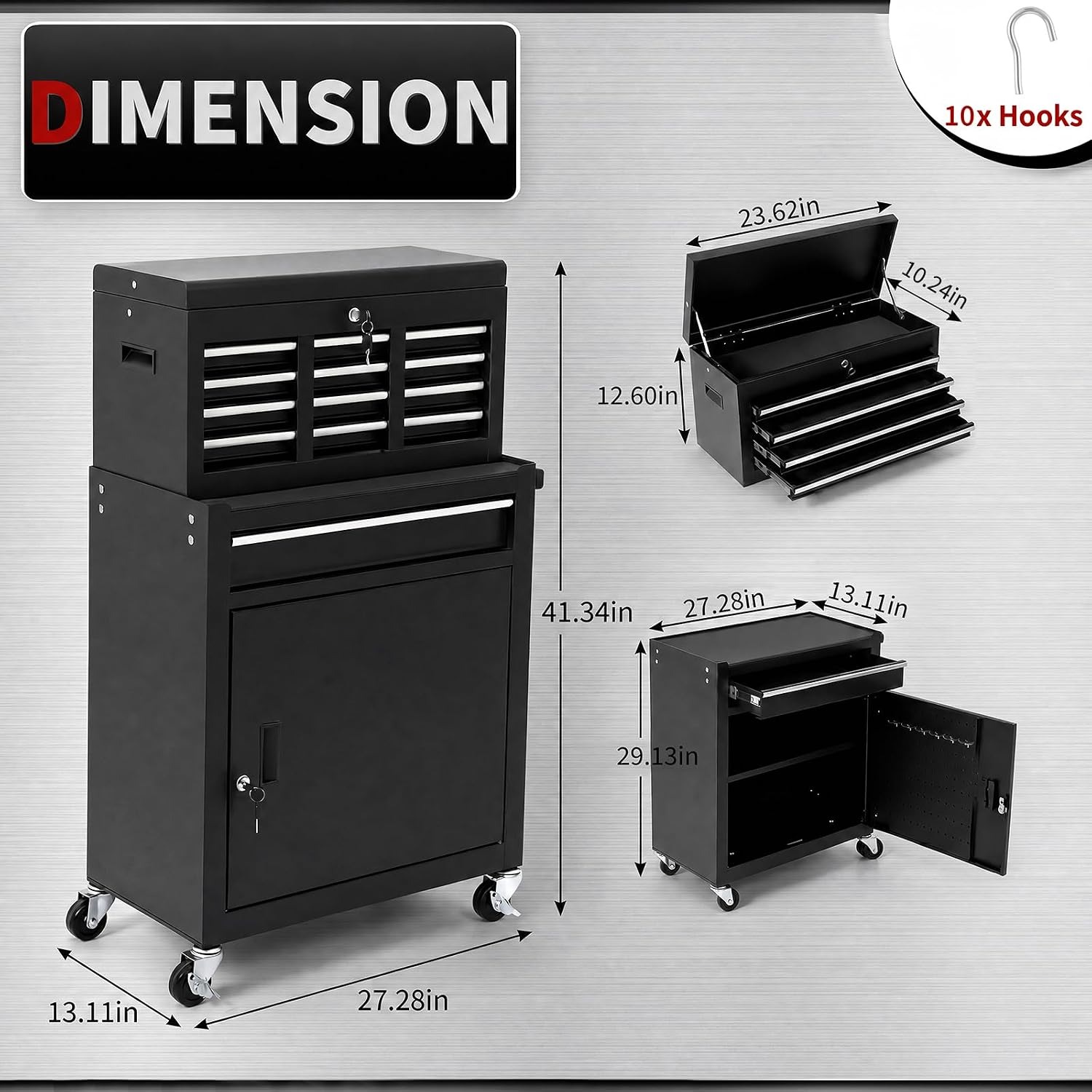 Wózek narzędziowy z 5 szuflada – Tools Box For Workshop recenzja i cena