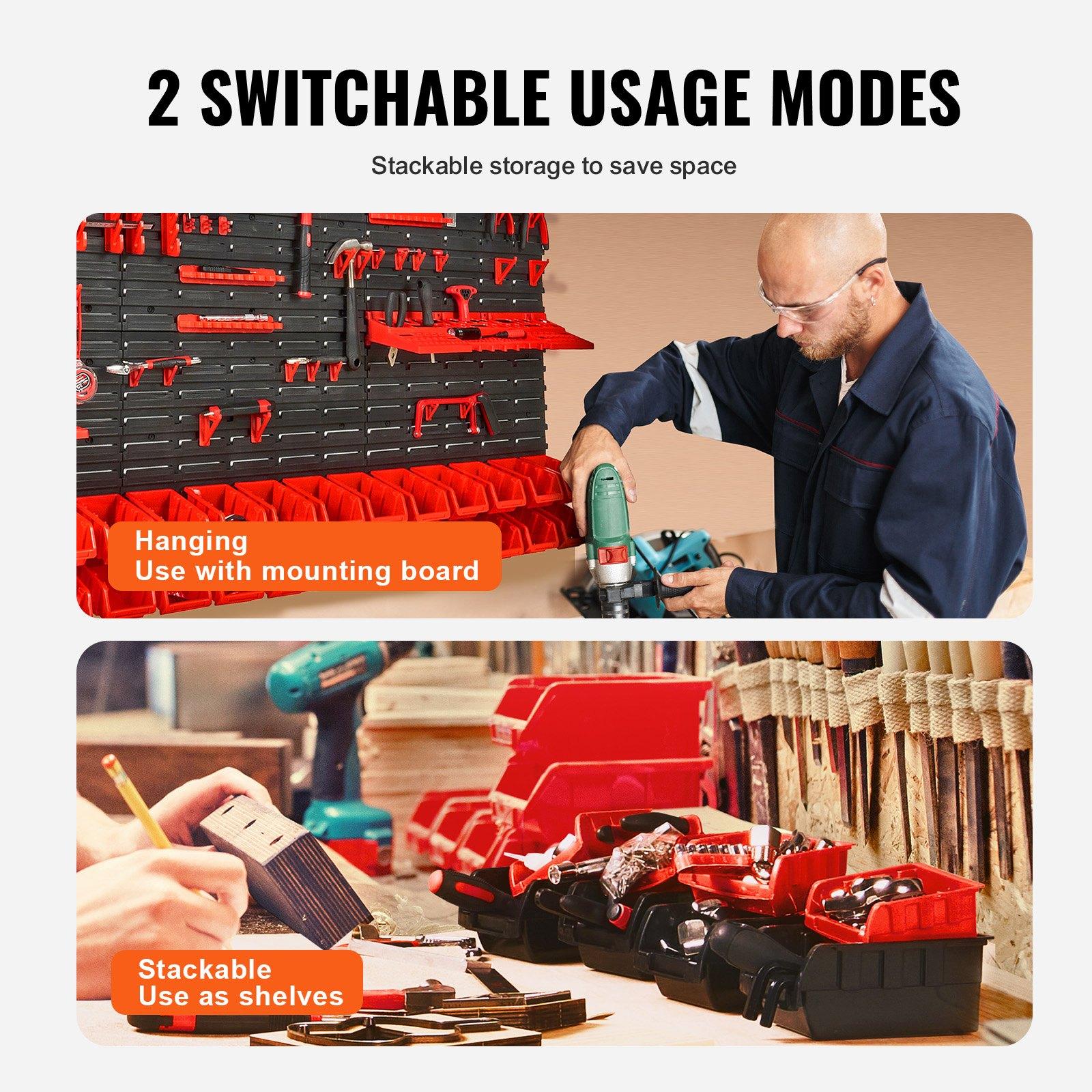 Półka ścienna z 30 przegródkam – Workshop Tools Rack recenzja i cena