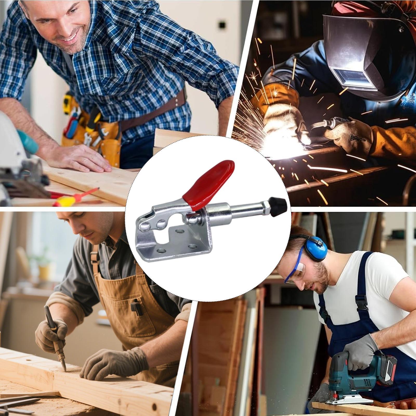 Zacisk dźwigniowy poziomy 45kg – Tools For Metal Workshop recenzja i cena