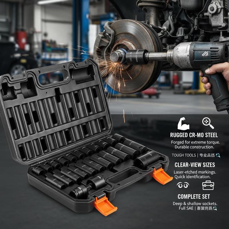 Zestaw narzędzi udarowych 3/8  – Marking Tools In Workshop recenzja i cena