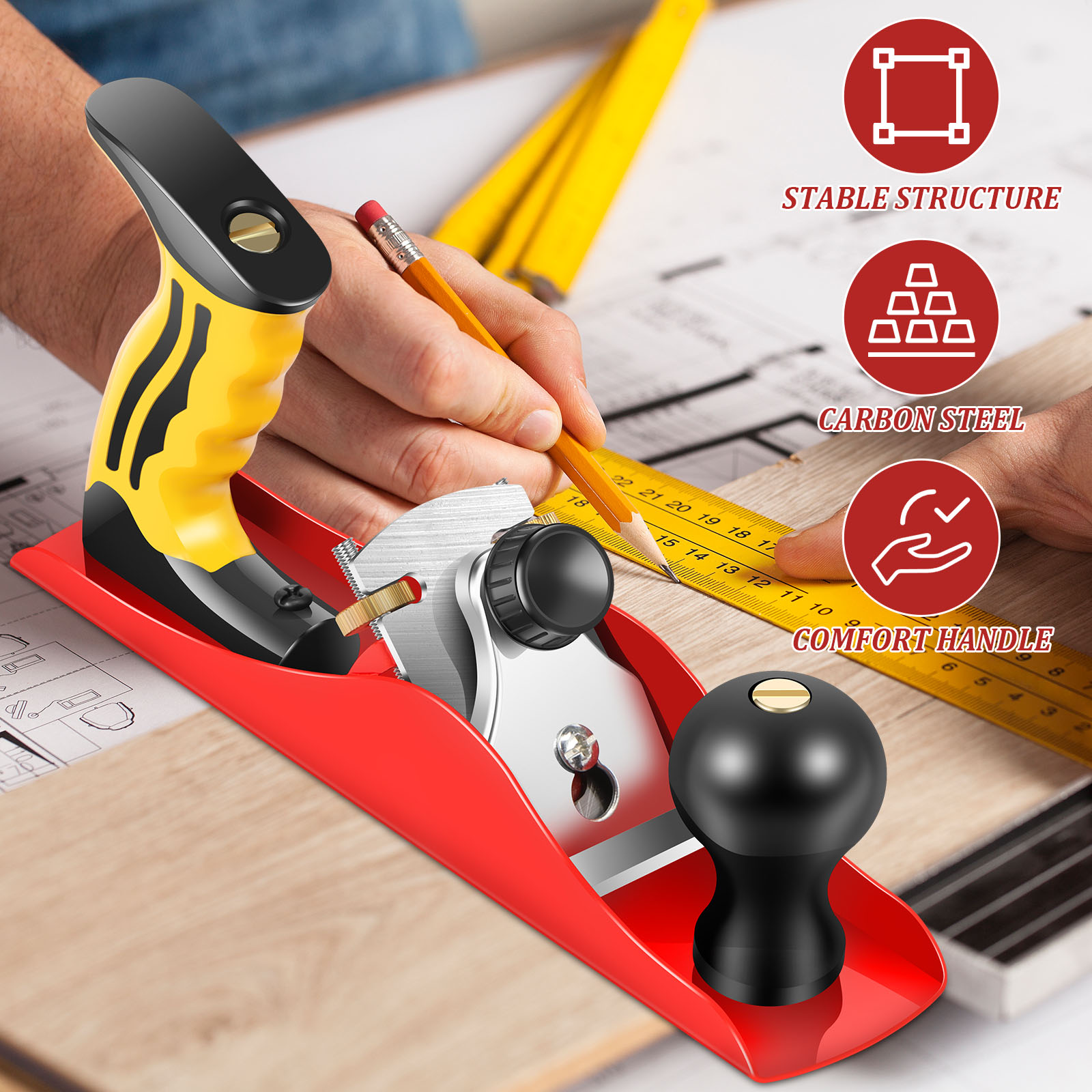 Zestaw strugów ręcznych do dre – Hand Plane Block recenzja i cena