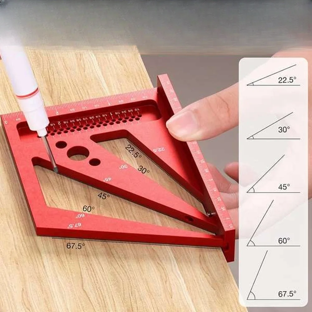 Czerwony kątomierz 3D wielokąt – Marking Tools In Workshop recenzja i cena